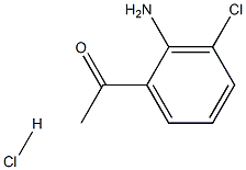 1-(2-AMINO-3-CHLOROPHENYL)ETHANONE HYDROCHLORIDE,,结构式