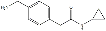 2-(4-(aminomethyl)phenyl)-N-cyclopropylacetamide