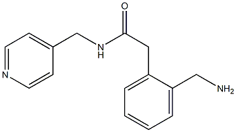 2-[2-(aminomethyl)phenyl]-N-(pyridin-4-ylmethyl)acetamide