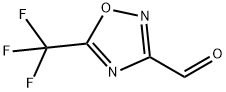 5-Trifluoromethyl-[1,2,4]oxadiazole-3-carbaldehyde 化学構造式