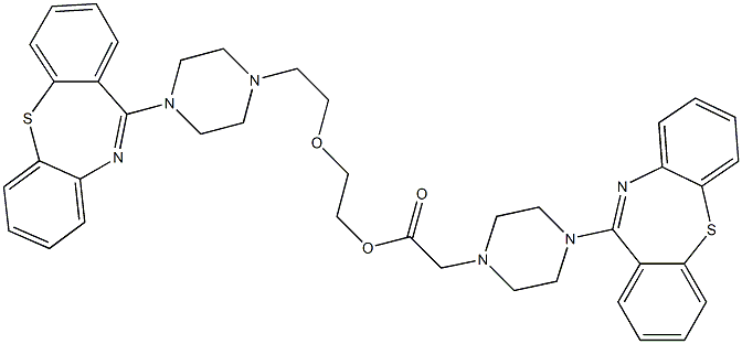 2-(2-(4-(Dibenzo[b,f][1,4]thiazepin-11-yl)piperazin-1-yl)ethoxy)ethyl 2-(4-(dibenzo[b,f][1,4]thiazepin-11-yl)piperazin-1-yl)acetate