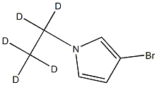 3-Bromo-1-(ethyl-d5)-pyrrole Struktur