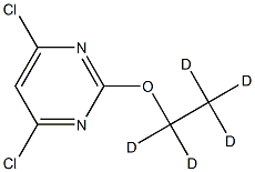 4,6-Dichloro-2-(ethoxy-d5)-pyrimidine,1185317-80-9,结构式