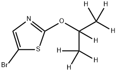 5-Bromo-2-(iso-propoxy-d7)-thiazole Struktur
