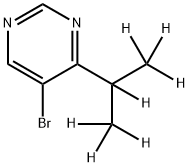 5-Bromo-4-(iso-propyl-d7)-pyrimidine Structure