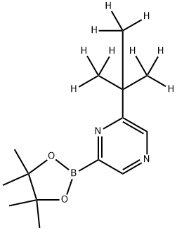6-(tert-Butyl-d9)-pyrazine-2-boronic acid pinacol ester Structure