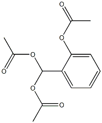 ACETIC ACID ACETOXY-(2-ACETOXY-PHENYL)-METHYL ESTER Structure
