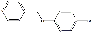5-Bromo-2-(pyridin-4-ylmethoxy)pyridine 结构式