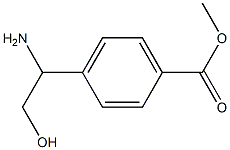 METHYL 4-(1-AMINO-2-HYDROXYETHYL)BENZOATE Structure