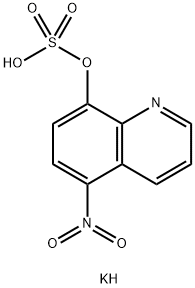 POTASSIUM 5-NITROQUINOLIN-8-YL SULFATE Structure