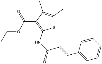 ethyl 2-cinnamamido-4,5-dimethylthiophene-3-carboxylate