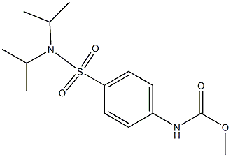 methyl (4-(N,N-diisopropylsulfamoyl)phenyl)carbamate Structure