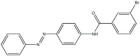 (E)-3-bromo-N-(4-(phenyldiazenyl)phenyl)benzamide Structure