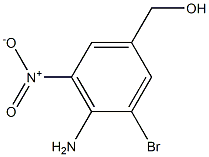 (4-Amino-3-bromo-5-nitro-phenyl)-methanol,,结构式