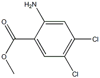 2-氨基-4,5-二氯苯甲酸甲酯,,结构式