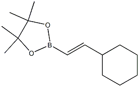 2-(2-cyclohexylvinyl)-4,4,5,5-tetramethyl-1,3,2-dioxaborolane Structure