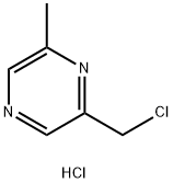2-(CHLOROMETHYL)-6-METHYLPYRAZINE HYDROCHLORIDE,1956319-38-2,结构式