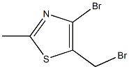 4-Bromo-5-(bromomethyl)-2-methylthiazole Structure