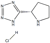 5-[(2S)-吡咯烷-2-基]-1H-1,2,3,4-四唑盐酸 结构式