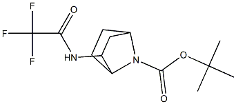 N-(exo-7-Boc-7-azabicyclo[2.2.1]heptan-2-yl) trifluoroacetamide Structure