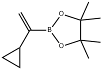 2-(1-cyclopropylvinyl)-4,4,5,5-tetramethyl-1,3,2-dioxaborolane Structure