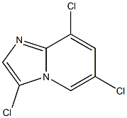 3,6,8-三氯咪唑并[1,2-A]吡啶, 1550408-34-8, 结构式