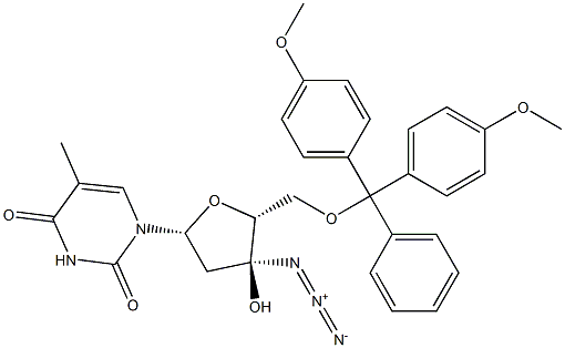 5'-O-(4,4'-Dimethoxytrityl)-3'-azido-thymidine