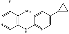 N3-(5-Cyclopropyl-pyridin-2-yl)-5-fluoro-pyridine-3,4-diamine|