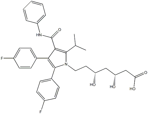 阿托伐他汀钙EP杂质C,,结构式