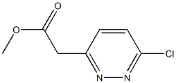 methyl 2-(6-chloropyridazin-3-yl)acetate Structure