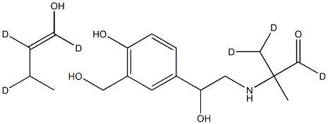 沙丁胺醇化学结构图片