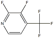 3-fluoro-2-fluoro-4-(trifluoromethyl)pyridine 化学構造式