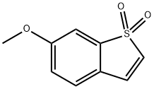 6-METHOXYBENZO[B]THIOPHENE 1,1-DIOXIDE 化学構造式