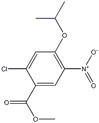 methyl 2-chloro-4-isopropoxy-5-nitrobenzoate Structure