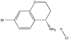 (S)-7-BROMOCHROMAN-4-AMINE HYDROCHLORIDE Structure