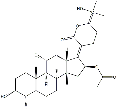 (24S)-24,25-Dihydro-24,25-dihydroxyfusidic acid-21,24-lactone 结构式