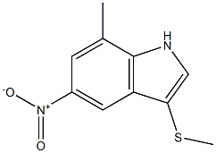 7-Methyl-3-methylsulfanyl-5-nitro-1H-indole