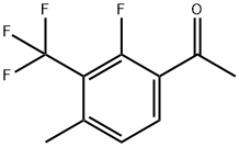 2'-Fluoro-4'-methyl-3'-(trifluoromethyl)acetophenone,1824274-63-6,结构式