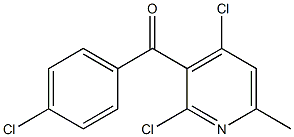  (4-chlorophenyl)(2,4-dichloro-6-methylpyridin-3-yl)methanone