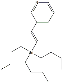 (E)-3-(2-(tributylstannyl)vinyl)pyridine Structure