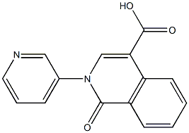 1-oxo-2-(pyridin-3-yl)-1,2-dihydroisoquinoline-4-carboxylic acid Struktur