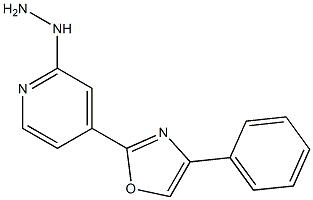  2-(2-hydrazinylpyridin-4-yl)-4-phenyloxazole