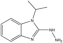 2-hydrazinyl-1-isopropyl-1H-benzo[d]imidazole Struktur