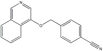 4-((isoquinolin-4-yloxy)methyl)benzonitrile Structure