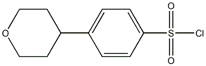 4-(tetrahydro-2H-pyran-4-yl)benzene-1-sulfonyl chloride,,结构式