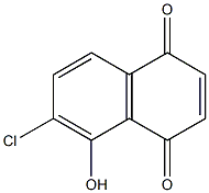 6-chloro-5-hydroxynaphthalene-1,4-dione