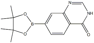 7-(4,4,5,5-tetramethyl-1,3,2-dioxaborolan-2-yl)quinazolin-4(3H)-one Struktur