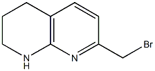 7-(bromomethyl)-1,2,3,4-tetrahydro-1,8-naphthyridine Struktur