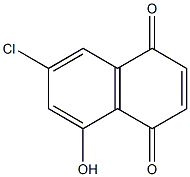 7-chloro-5-hydroxynaphthalene-1,4-dione Structure