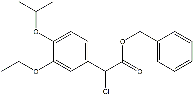 benzyl 2-chloro-2-(3-ethoxy-4-isopropoxyphenyl)acetate,745019-96-9,结构式